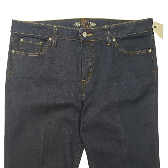 Miraclebody Jeans Women's Size 16 Mystic Blue Dark Wash Denim Slimming Stretch - Picture 12 of 16